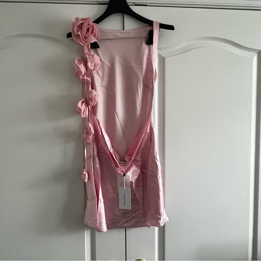 Lovers and Friends Mariam Mini Dress in Light Pink size Small NEW! New with tags - Picture 6 of 10
